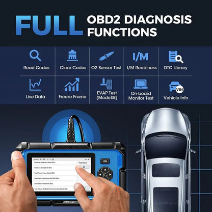 TOPDON AD600S Diagnostic Scan Tool with 9 Reset Services & Battery Tester